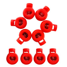 10 Pieces Plastic Shock Cord Rope Toggle End Lock Stoppers Ball Buckle