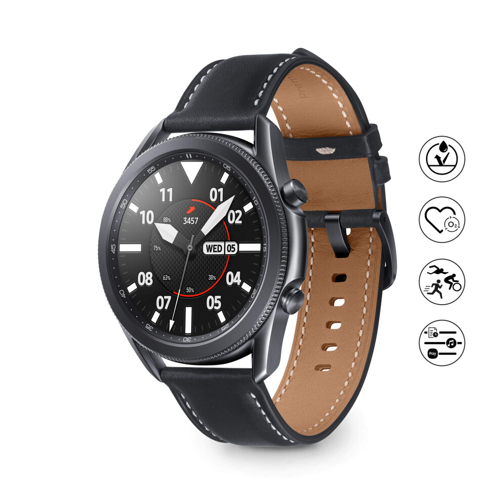 Samsung Galaxy Watch 3 (Bluetooth) 45Mm - Smartwatch Mystic (Renewed) Black