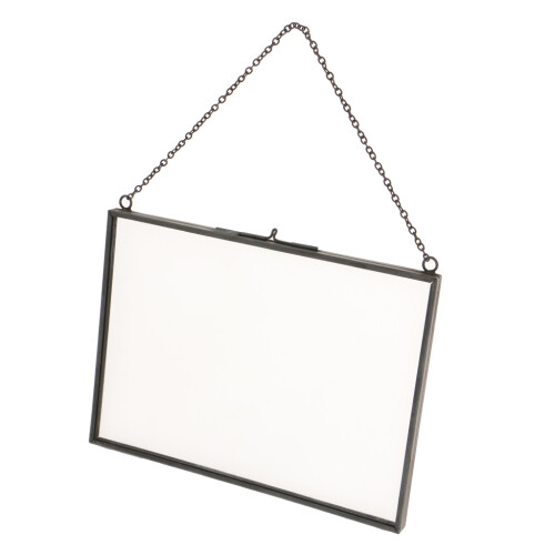 Double Side Hanging Photo Picture Frame Plant Specimen Frame B 18x13cm
