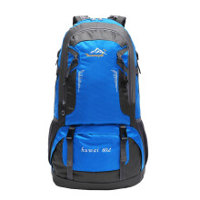 60L Waterproof Outdoor Backpack Sport Hiking Travel Rucksack Bag Blue