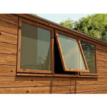 4mm Clear Polycarbonate Shatter proof Plastic Safety Sheet For Shed Windows UV grade Many (610X1220)