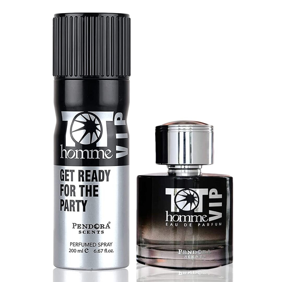 Paris Corner Tot Homme Vip For Him Edp Men's Spray 100Ml Pendora Scents Fragrance Long-Lasting Perfume Perfumes