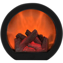 LED Fireplace & Table Lamp Electric Fireplace With Realistic Flame Effect