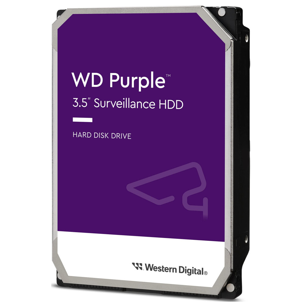 Wd 4Tb Surveillance 3.5" Internal Hard Drive - Allframe Technology - 180Tb/Yr, 64Mb Cache, 3 Year Warranty Purple 718037895741