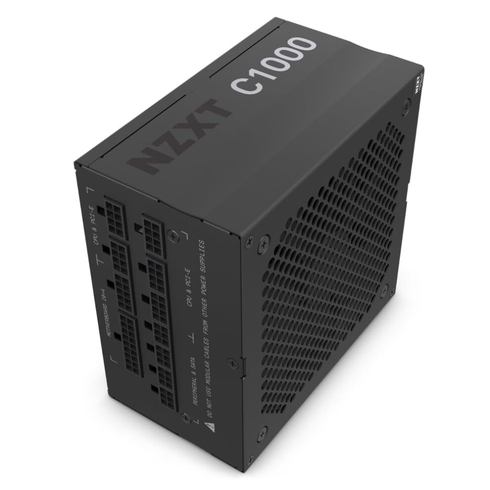 NZXT C1000 PSU - PA-0G1BB-UK - 1000 Watt PSU - 80+ Gold Certified - Fully Modular - Sleeved Cables - ATX Gaming Power Supply - Image 2