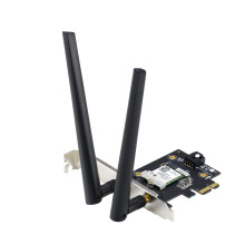 AX1800 PCIe WiFi Adapter (PCE-AX1800) - WiFi 6, Bluetooth 5.2, Ultra-Low Latency Wireless, 2 External Antenna, Supporting Total Data Rate up to