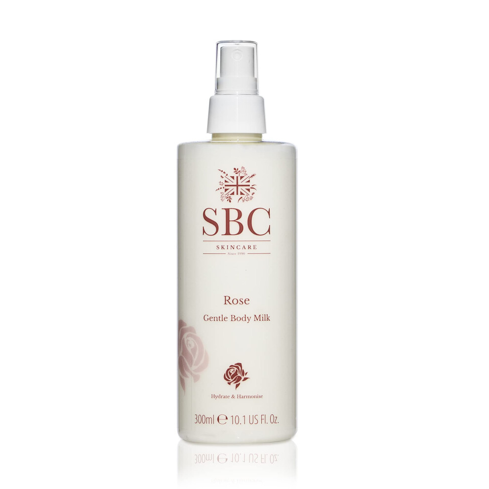 Sbc Skincare Rose Gentle Body Milk | Delicately Fragranced, Lightweight Body Milk | Moisturing And Soothing