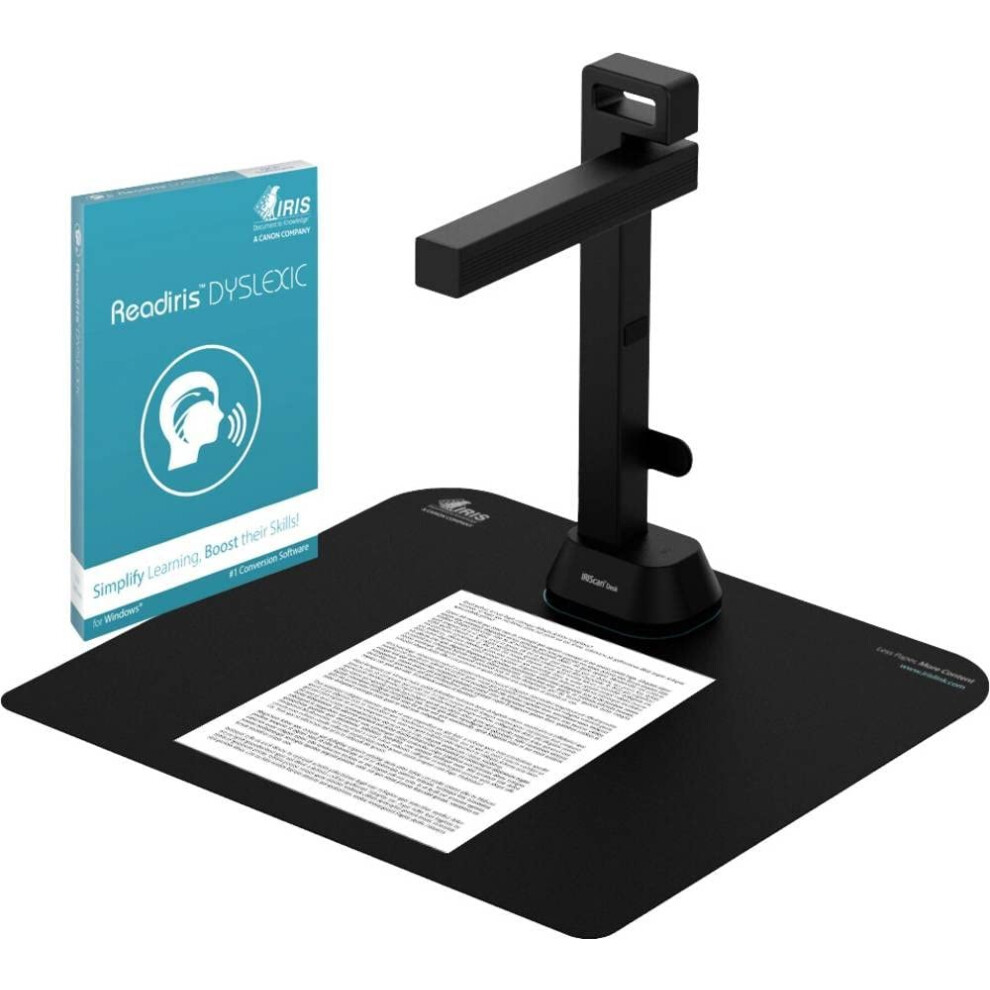 Desk 6 Pro Dyslexic - A3 Video Scanner Couleur De Documents, Scan Vers Text To Speech, Lecture Mot Ã Mot, Scan Vers Pdf, Word, Jpg, Video Camã©Ra Usb 5420079901063