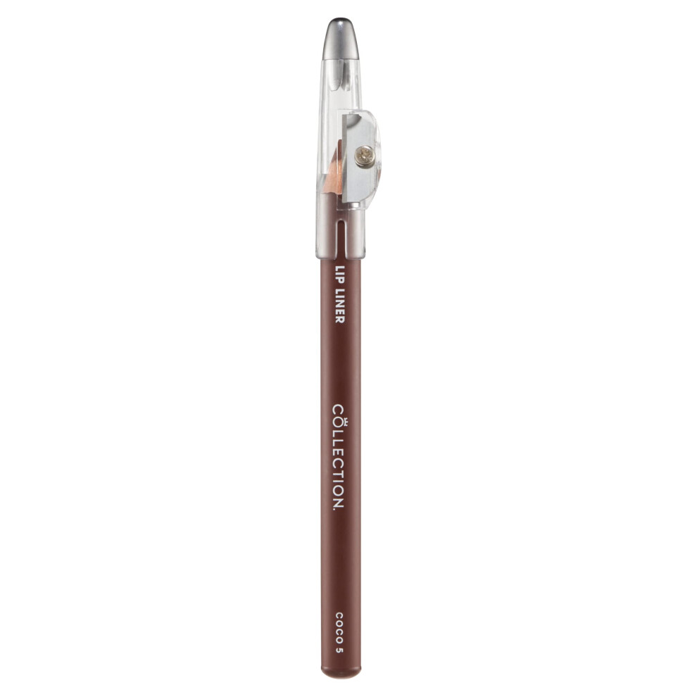 Collection Cosmetics Long-Lasting Lip Liner Pencil With Sharpener, Coco