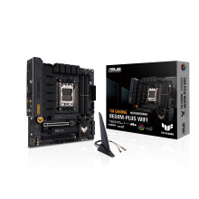 TUF GAMING B650M-PLUS WIFI AMD Ryzen AM5 Micro-ATX motherboard, 14 power stages, PCIe 5.0 M.2 support, DDR5 memory, WiFi 6 and 2.5 Gb Ethernet, USB4