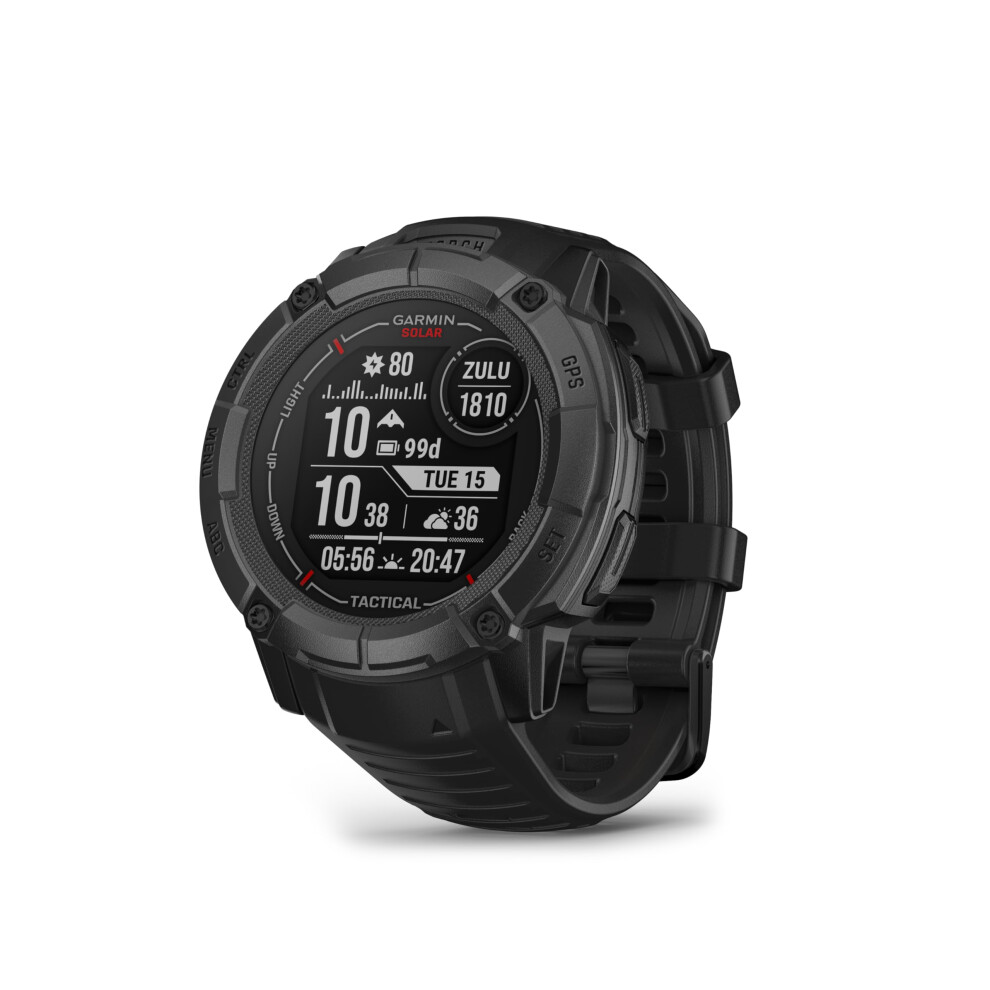 Garmin Instinct 2X Solar Gps 50Mm Smartwatch, Larger Rugged Watch, Tactical Edition, Built-In Sports Apps & Health Monitoring, Dedicated Tactical Features,
