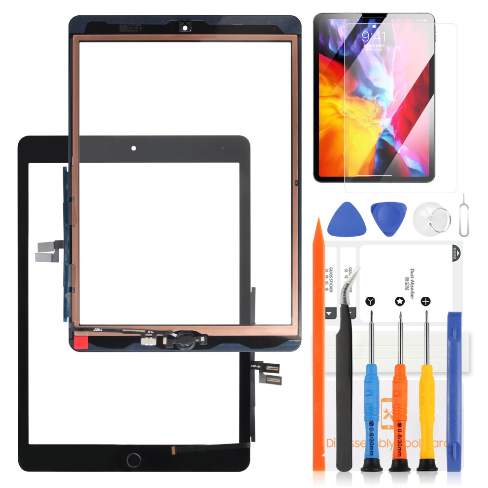 For Ipad 9 9Th Generation Screen Replacement 2021 For Ipad 9Th Gen 10.2Inch Touch Screena A2602 A2603 A2604 A2605 Digitizer Touch Glass Full Repair 701213490434