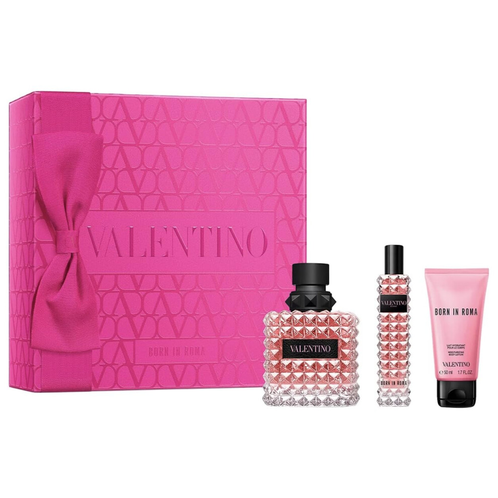 Valentino Donna Born In Roma Lote 3 Pz