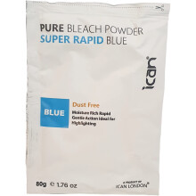 dust free rapid blue hair bleach powder 80 g