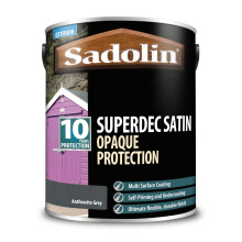 Superdec Satin Opaque Wood Protection - Anthracite Grey - 5L