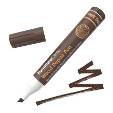 Wood Repair Pen (Dark Oak) - Scratch Repair - Quick Drying - Furniture Touch-Up Marker - for All Types of Wood