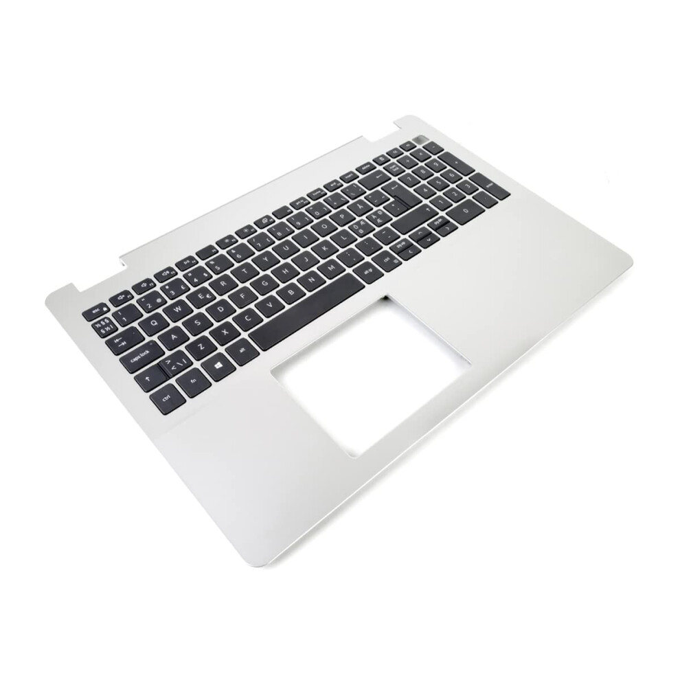 Dell Inspiron 5584 Palmrest & Nordic Keyboard - 0Dfx5j + 0Nyjrx (Renewed) Silver