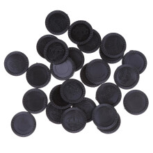24 Pieces Plastic Game Currency Chips with Crown Pattern DIY Casino Bl