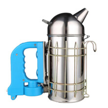 Bee Smoker Hive Large Smoke Fumes Machine Control Stainless Blue Elec
