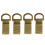 4 Pieces Carabiner Webbing Molle Hanging Belt Buckles Hooks D-ring Mud 1