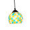 Vintage Hanging Light Mosaic Design Pendant Ceiling Lampshade Stained 1