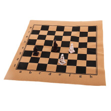 Vintage Chess Folding Chess Board Chinese Terracotta Army Chess Pieces