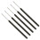 5 Pieces Pulling Hook Needle Tools for Micro Ring Hair Extensions Blac 1