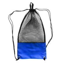 Mesh Drawstring Bag for Snorkeling Scuba Diving Goggles Mask Blue