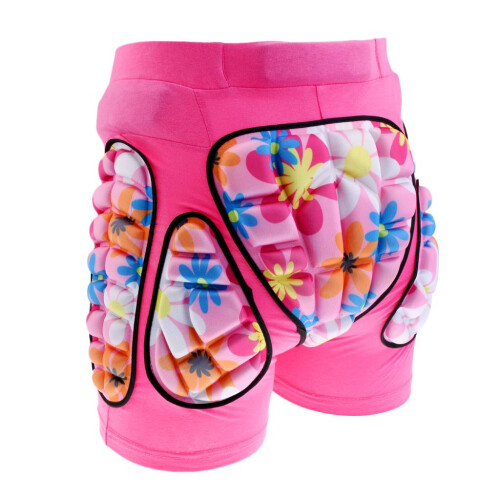 Ski Hip Butt Protective Pad Hip Padded Shorts S Pink