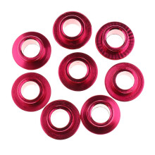Roller Skate Wheels Accessories Center Bearing Bushing Spacer 8PCS Red