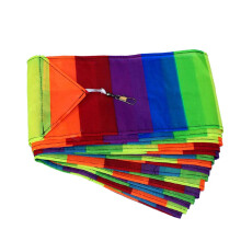 10m Plane Rainbow Nylon Kite Tail Single Line Delta Kites Accs Outdoor