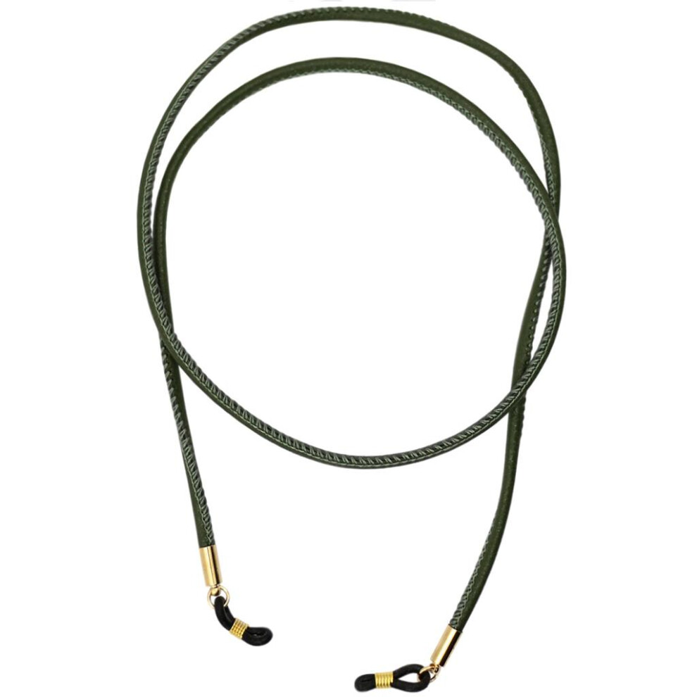Sport Eyeglasses Holder Cord PU Leather Rope Strap Sunglasses Retainer