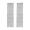 2 Pieces EVA Surfboard Kiteboard Surf Traction Pad Bar Deck Grips Grey 1