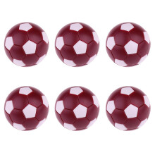 Table Football Soccer Machine 36mm Plastic Foosball Dark Red