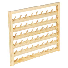 Wood Sewing Thread Stand Organizer Craft Embroidery Storage Rack Holde
