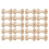 20pcs Wooden Bobbins Thread Spools Cross Stitch Sewing Floss Storage 4 1