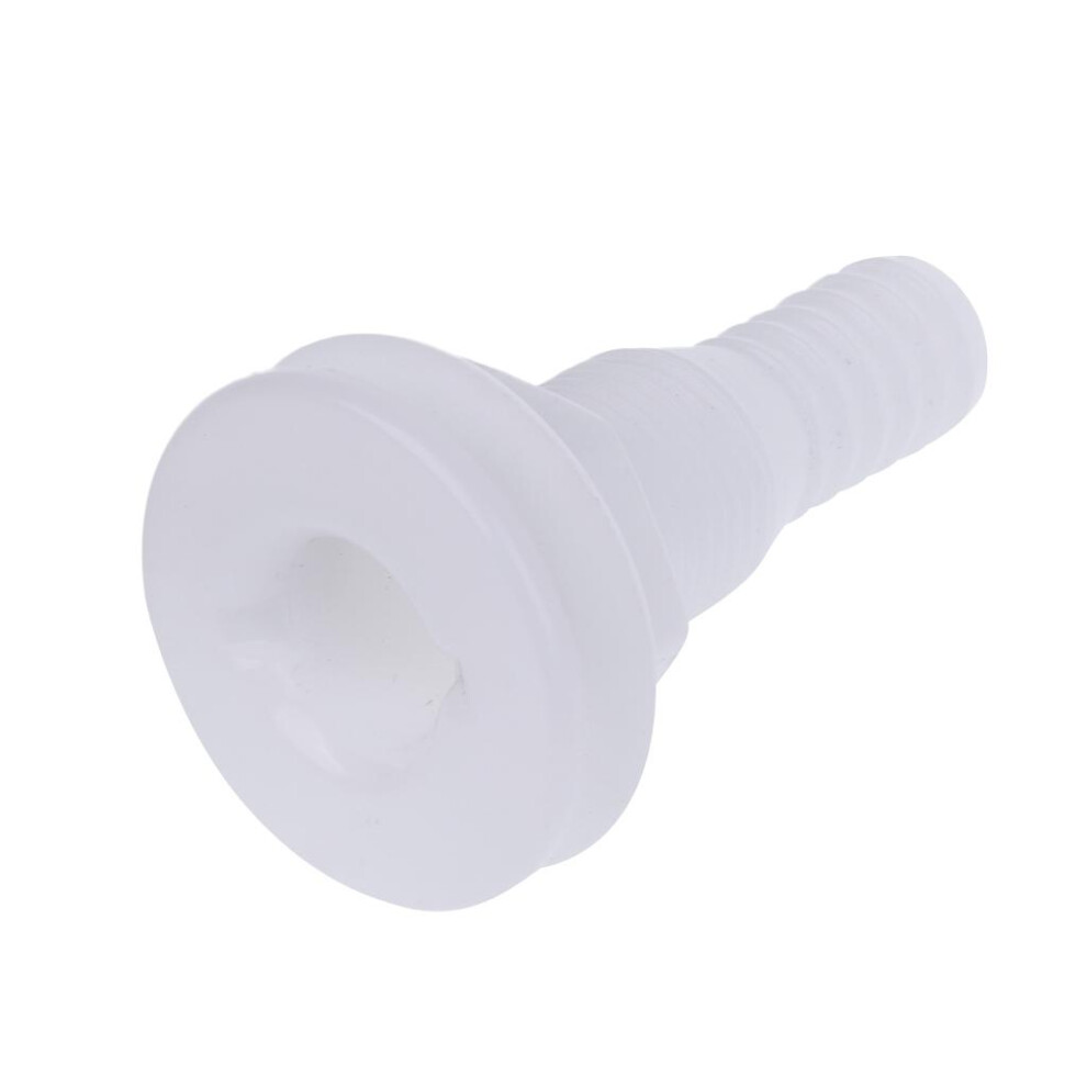 Plastic Thru-Hull Bilge Pump And Aerator 3/4" Hose Fitting For Boats 6902696617354