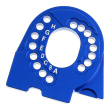 Motor Mount Heat Sink Fixed Seat for TRX4 TRX6 RC Crawler Car blue