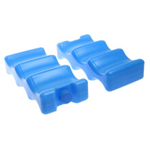 Contour Ice Pack Cooling Element Freezer Transport Milk Bulk Blue