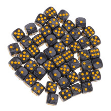 50Piece/Set D6 Round Corner Dice 16mm for Party Role Playing Game Toy