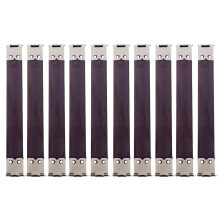 10x Shrapnel Purse Making Supplies Metal Frame Kiss Clasp 12x1.4 cm Si