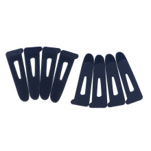 4 Pairs Sleeve Cuff Tag with Loop and Hook for Sportswear Clothes Blue