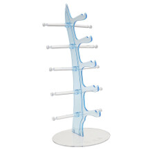 5 Pairs Sunglasses Holder Rack Glasses Show Display Stand Organizer Bl
