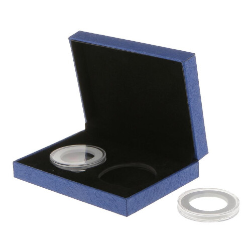 Fancy Double Coins Holder Display for 38MM Commemorative Coins Gift Bo
