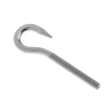 Marine 304 Stainless Steel Hook Bolt Eye Screw Threaded Bolt Boat Part