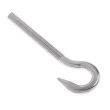 Marine 304 Stainless Steel Hook Bolt Eye Screw Threaded Bolt Boat Part
