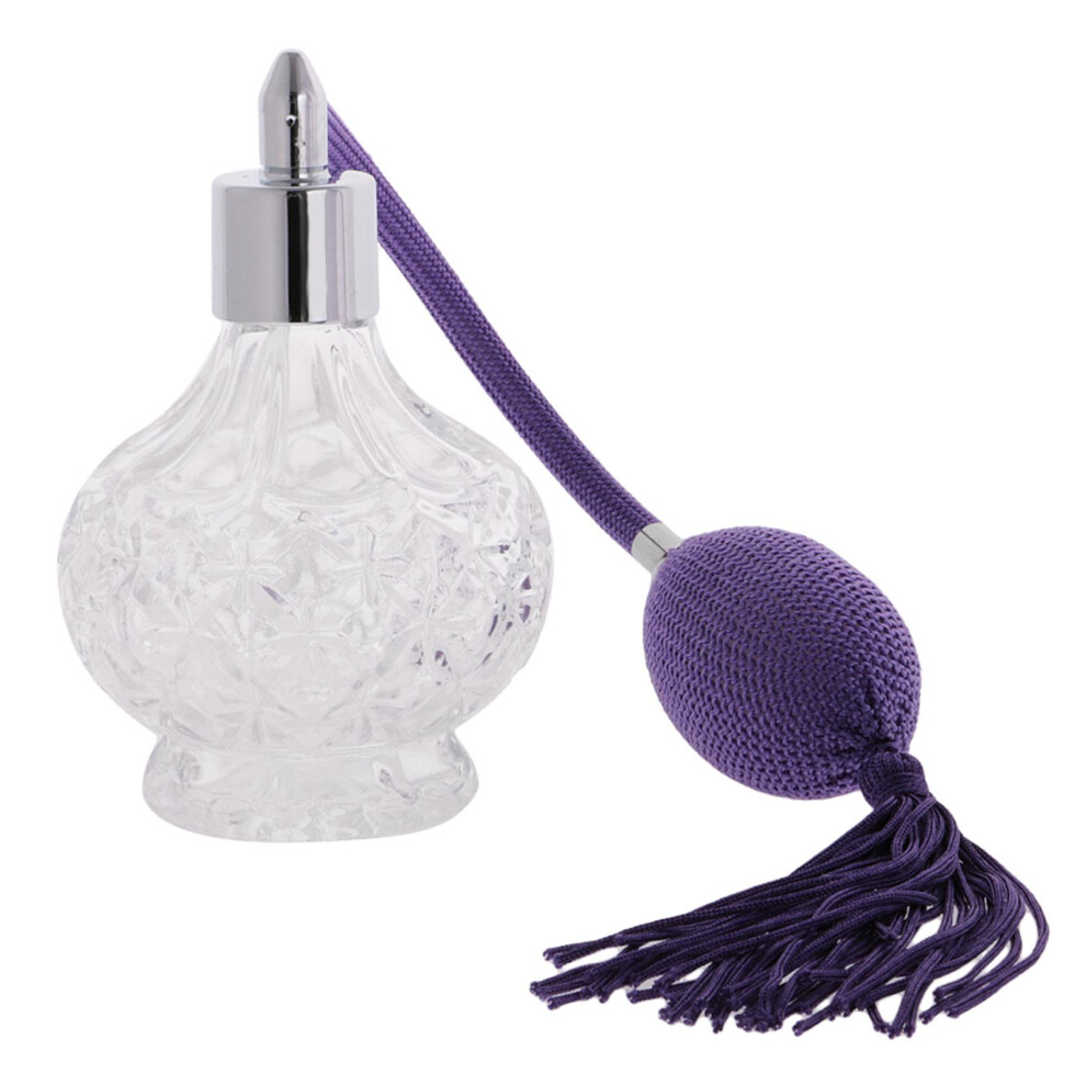 Clear Glass Empty Perfume Bottle Long Spray Atomizer Refillable 100ml