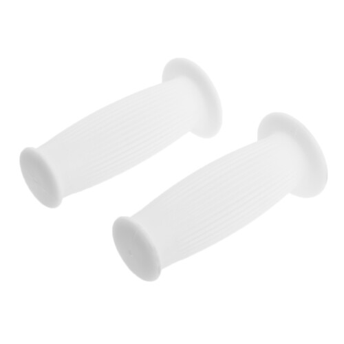 Universal Motorcycle Handlebar Handle Grips 25/28mm for   White