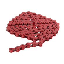 Bike Chain Fixed Gear Track BMX Single Speed Chains 1/2" x 1/8" Red