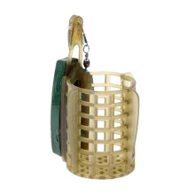 Fishing Feeder Lure Trap Bait Cage Bait Thrower with Lead Sinker 40g
